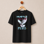 HUSTLE PAID FOR MY PEACE T-SHIRT (BLACK)