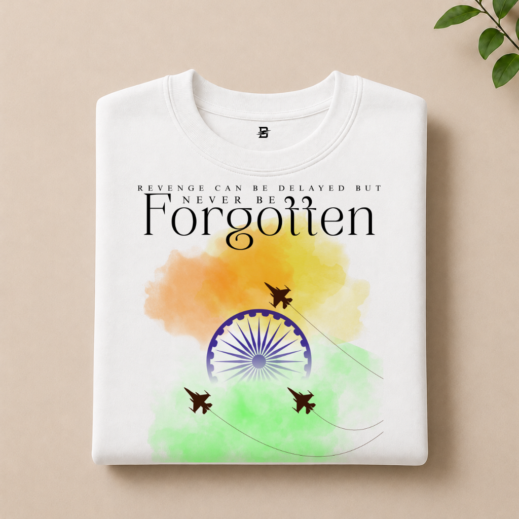 REVENGE CAN NEVER BE FORGOTTEN T-SHIRT (WHITE)