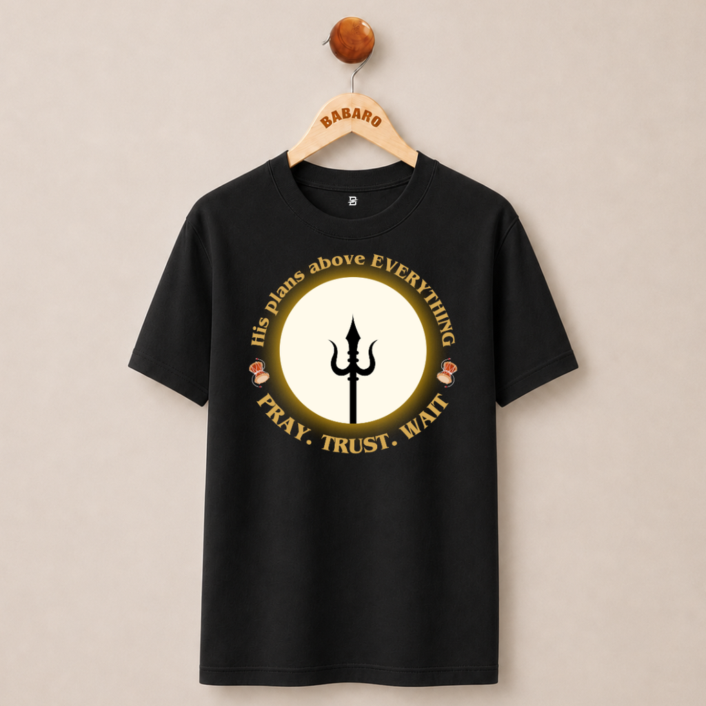 HIS PLANS ABOVE EVERYTHING T-SHIRT (BLACK)