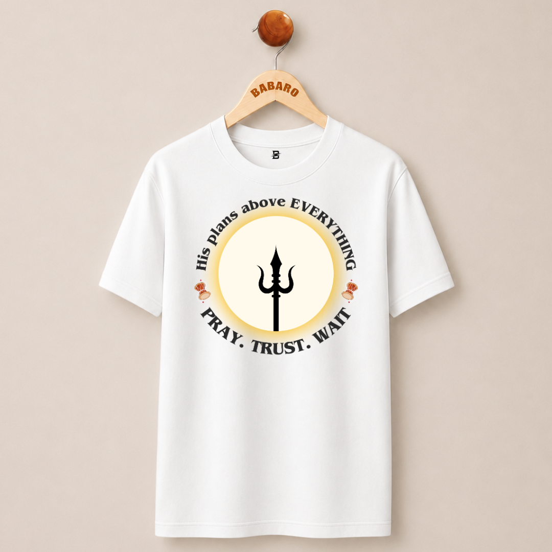 HIS PLANS ABOVE EVERYTHING T-SHIRT (WHITE)