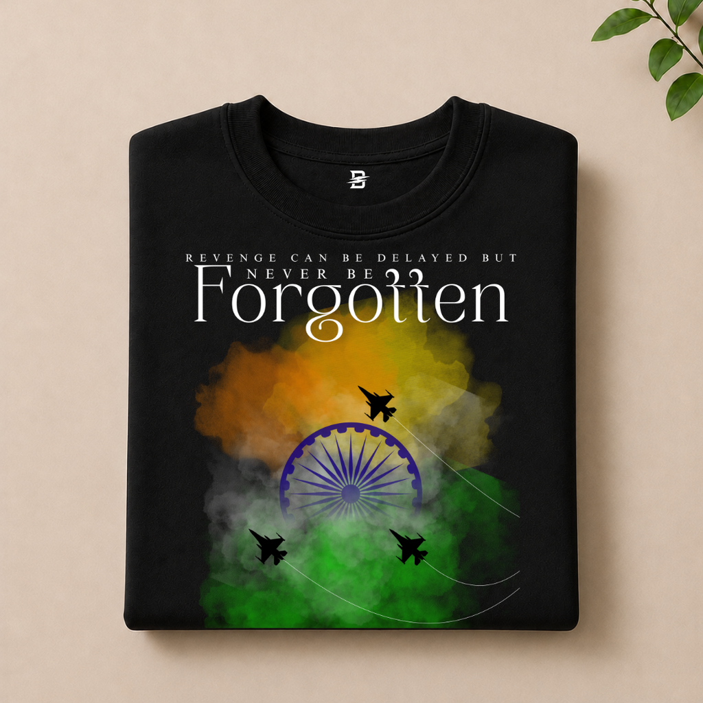 REVENGE CAN NEVER BE FORGOTTEN T-SHIRT (BLACK)