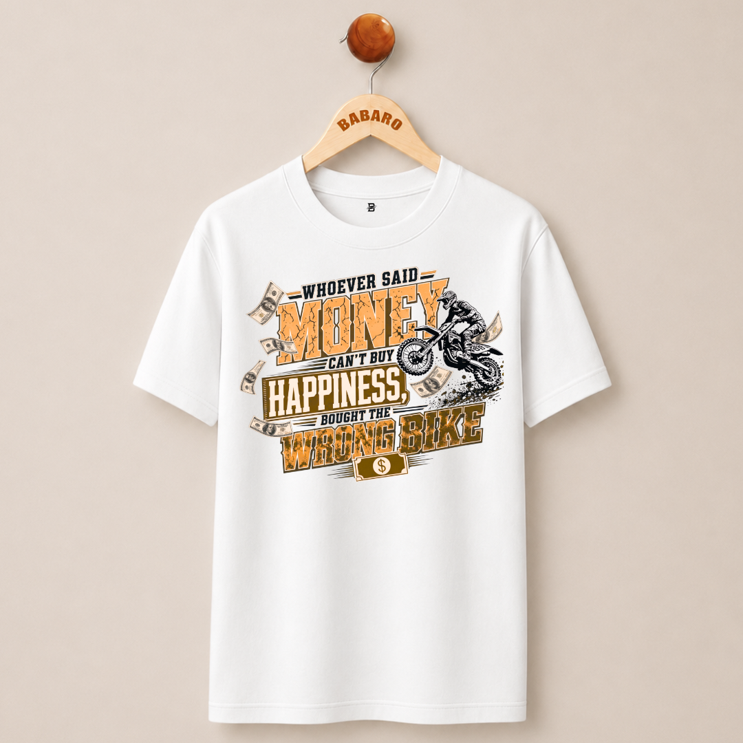 MONEY CAN'T BUY HAPPINESS T-SHIRT