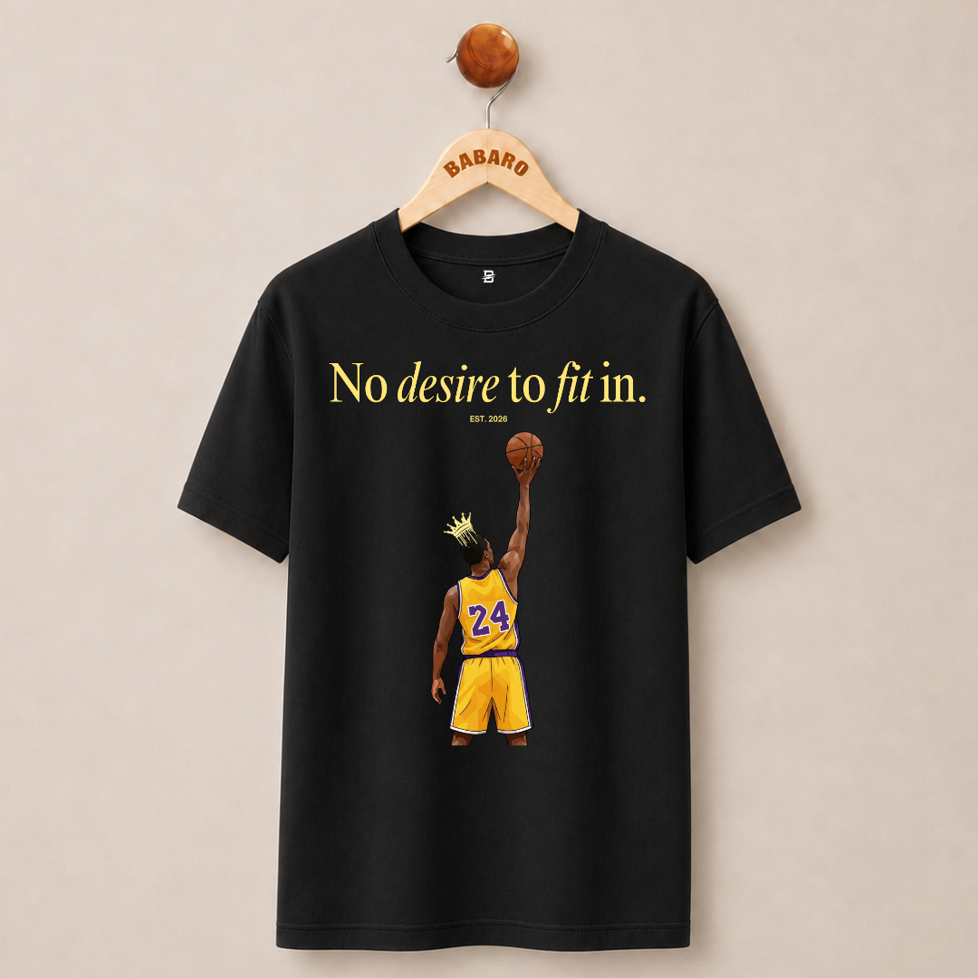 NO DESIRE TO FIT IN T-SHIRT (BLACK)