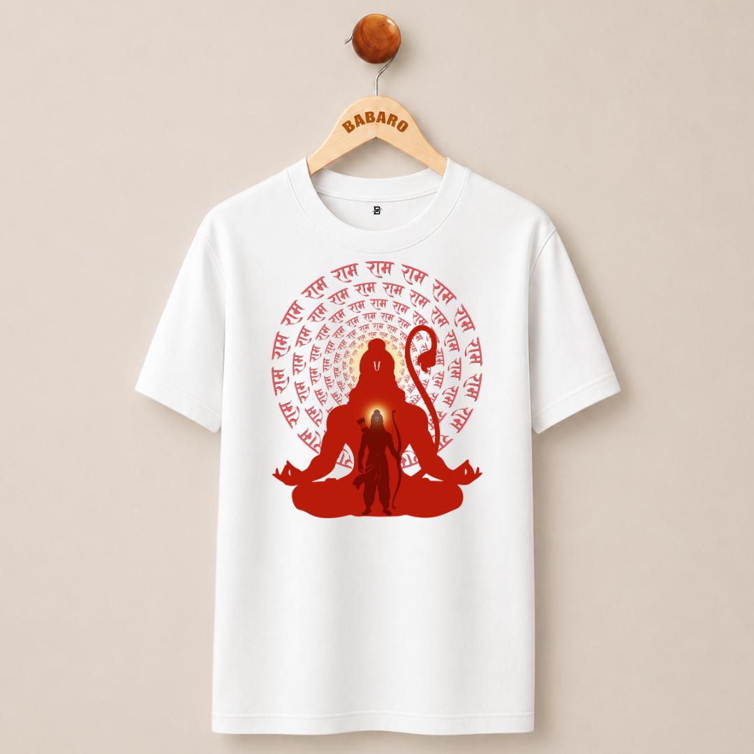 HANUMANT SADA SAHAYATE T-SHIRT (WHITE)