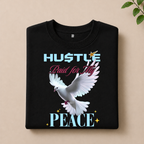 HUSTLE PAID FOR MY PEACE T-SHIRT (BLACK)