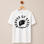 NERVES OF STEEL T-SHIRT (WHITE)