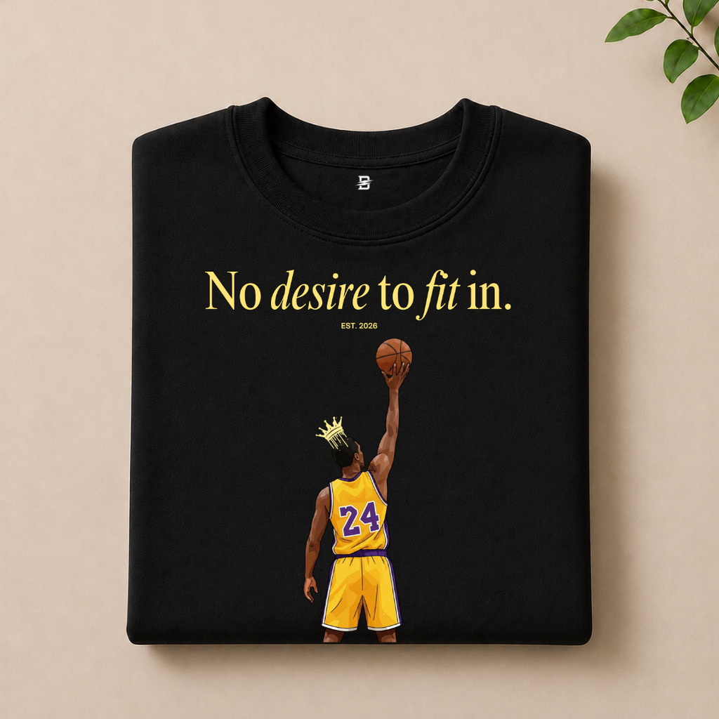 NO DESIRE TO FIT IN T-SHIRT (BLACK)