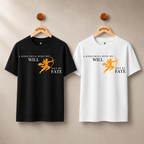 KSHATRIYA'S WILL & FATE T-SHIRT (WHITE)