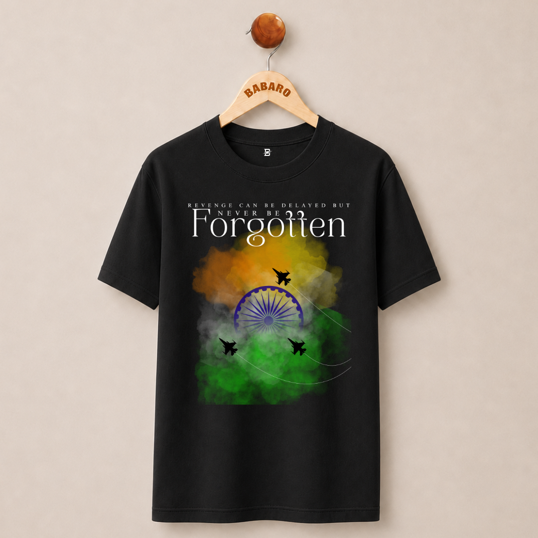 REVENGE CAN NEVER BE FORGOTTEN T-SHIRT (BLACK)