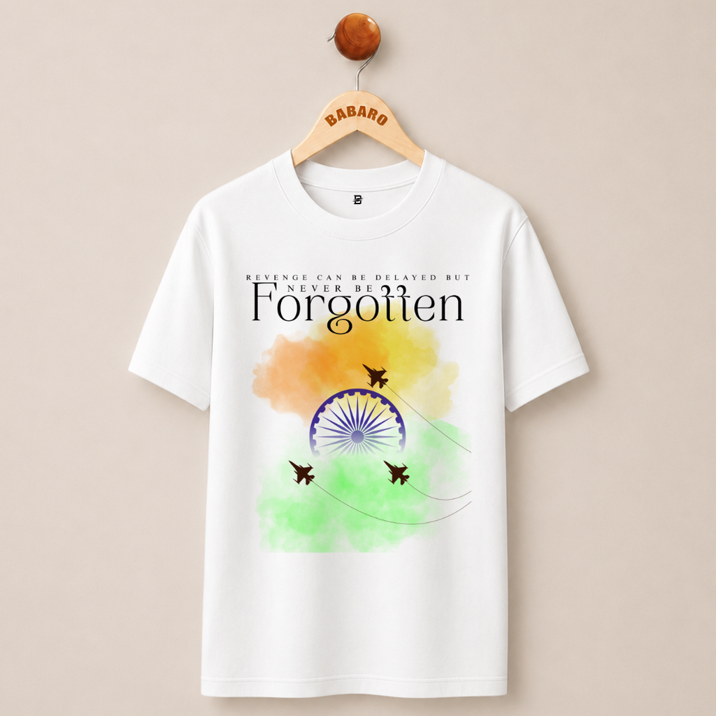 REVENGE CAN NEVER BE FORGOTTEN T-SHIRT (WHITE)