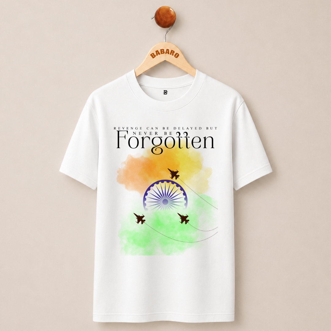 REVENGE CAN NEVER BE FORGOTTEN T-SHIRT (WHITE)