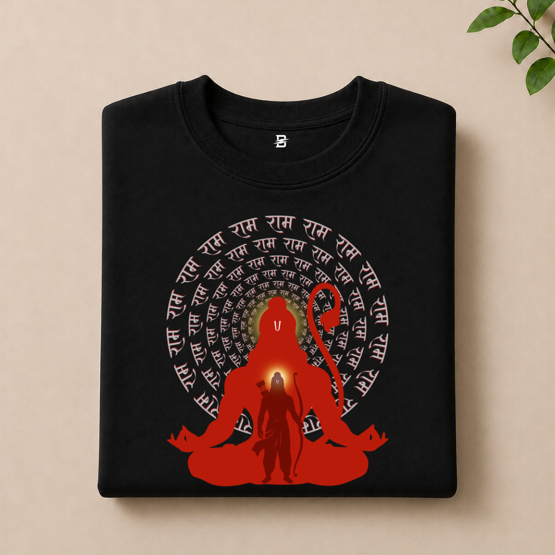 HANUMANT SADA SAHAYATE T-SHIRT (BLACK)