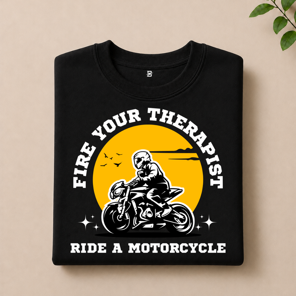 FIRE YOUR THERAPIST T-SHIRT (BLACK)