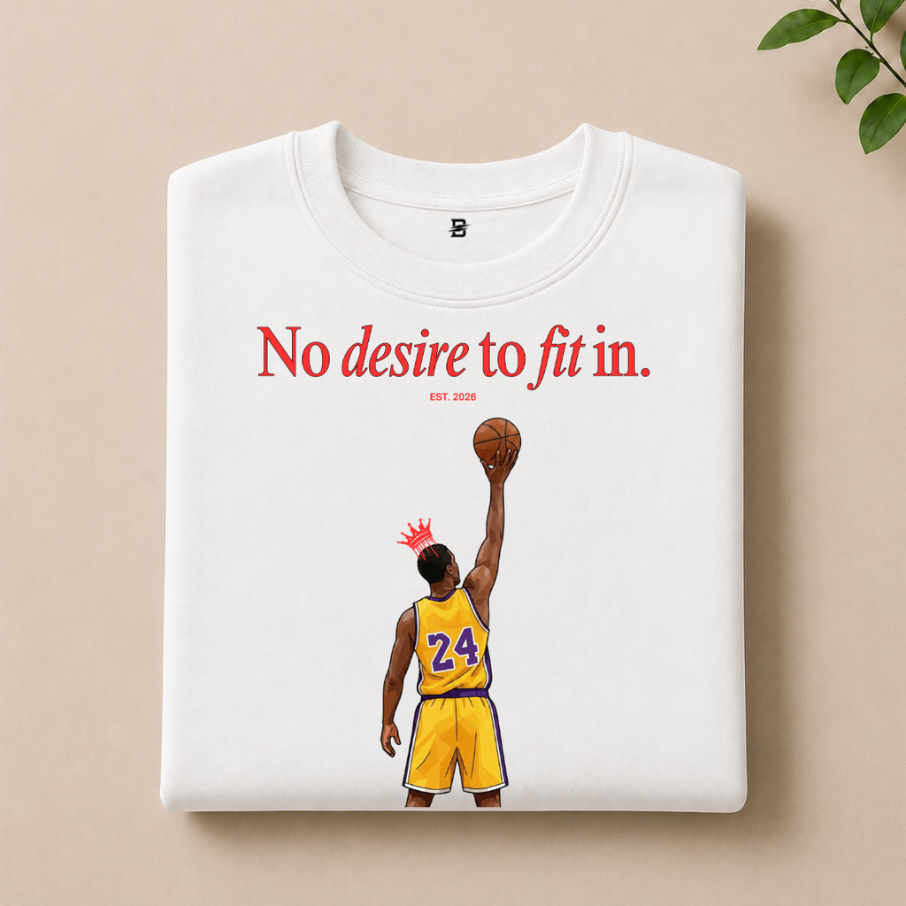 NO DESIRE TO FIT IN T-SHIRT (WHITE)