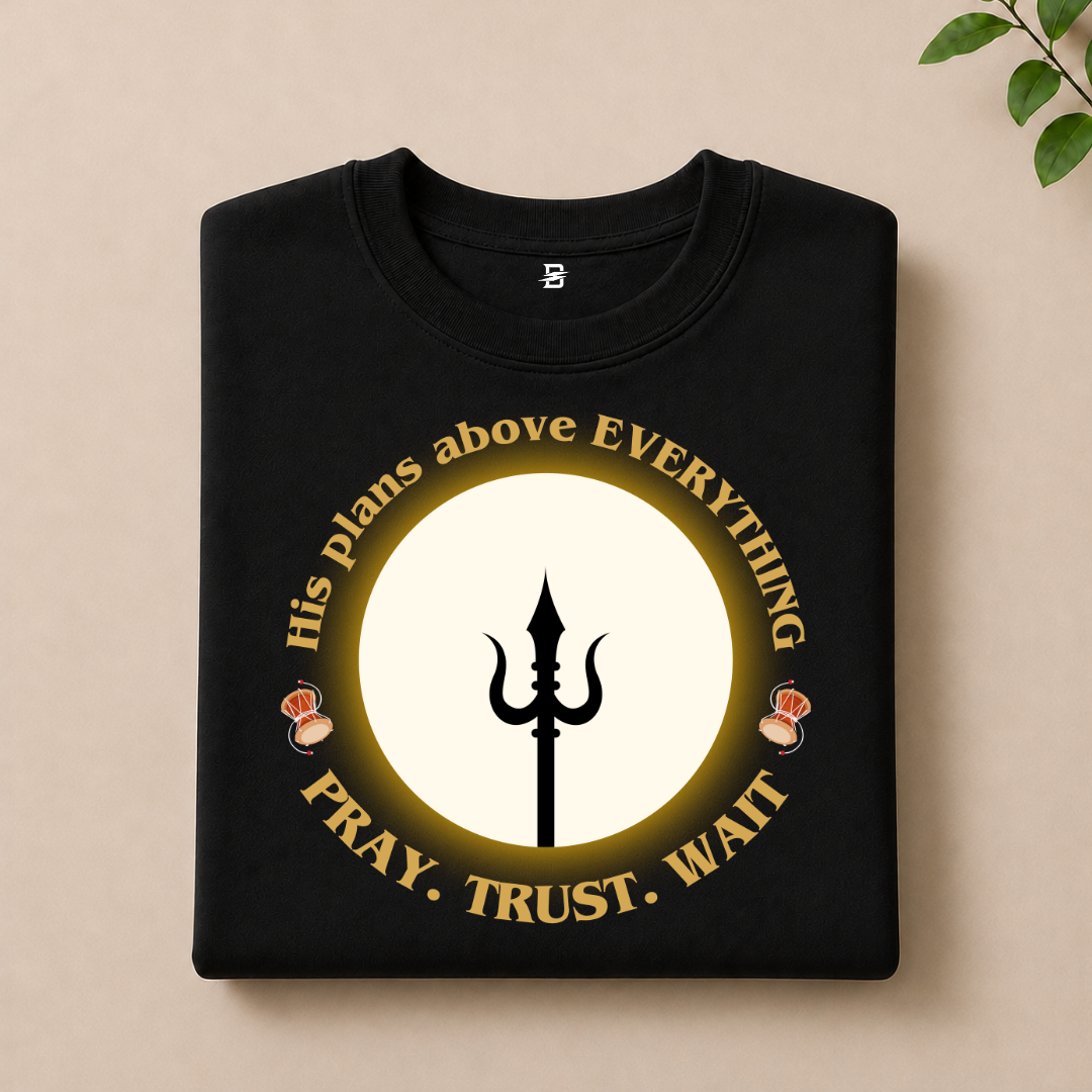 HIS PLANS ABOVE EVERYTHING T-SHIRT (BLACK)