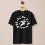 NERVES OF STEEL T-SHIRT (BLACK)