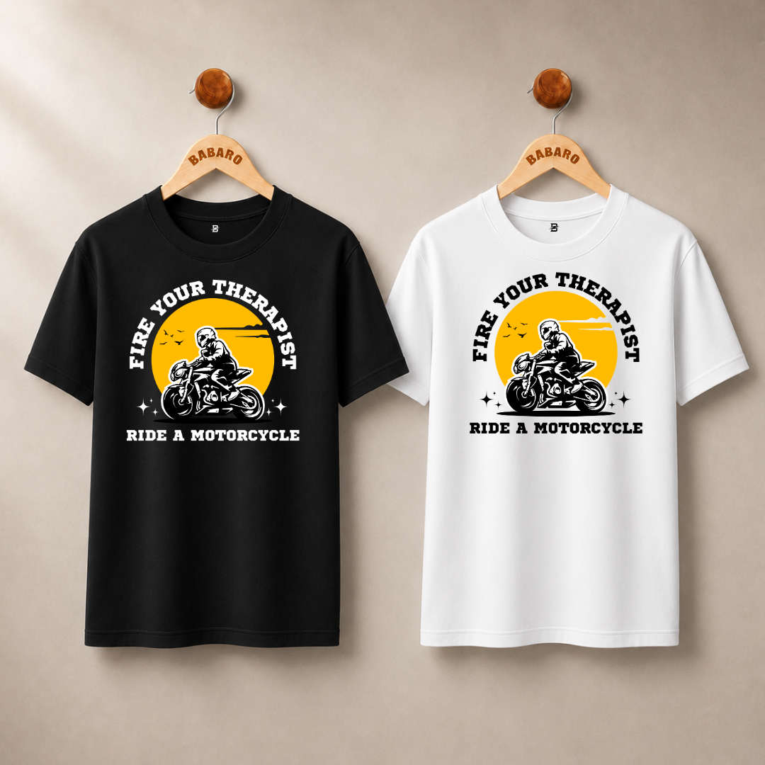 FIRE YOUR THERAPIST T-SHIRT (BLACK)