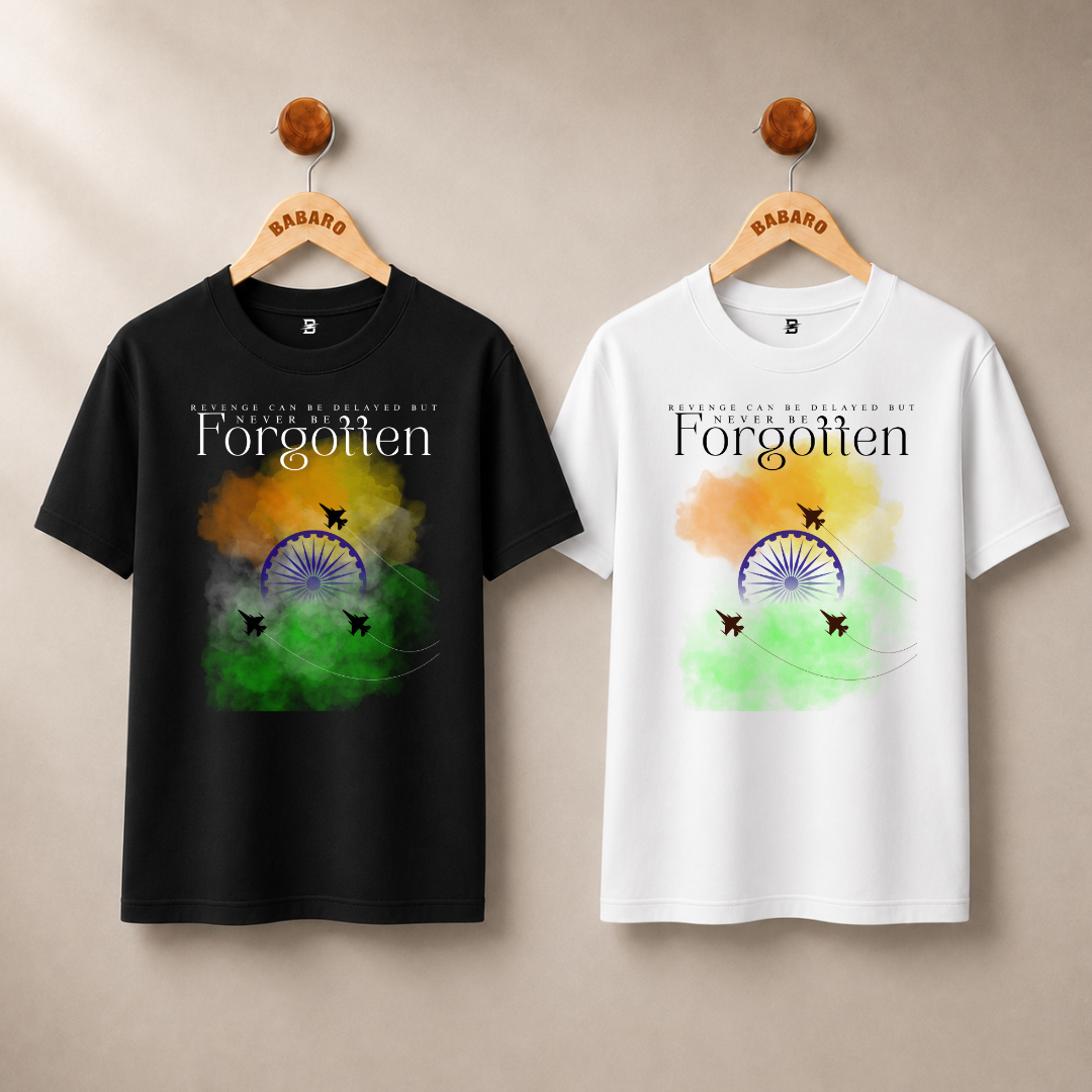 REVENGE CAN NEVER BE FORGOTTEN T-SHIRT (BLACK)