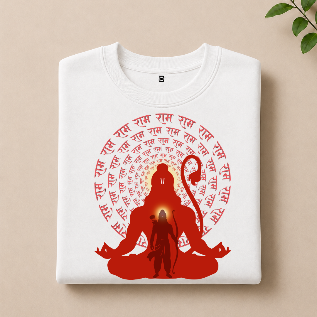 HANUMANT SADA SAHAYATE T-SHIRT (WHITE)